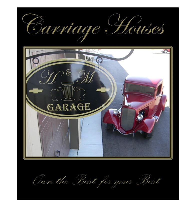 Carriage Houses aerial view